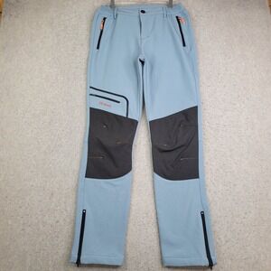 Postropaky EX-Stretch Ski Pants Women's 4 Regular Blue Softshell Fleece Lined